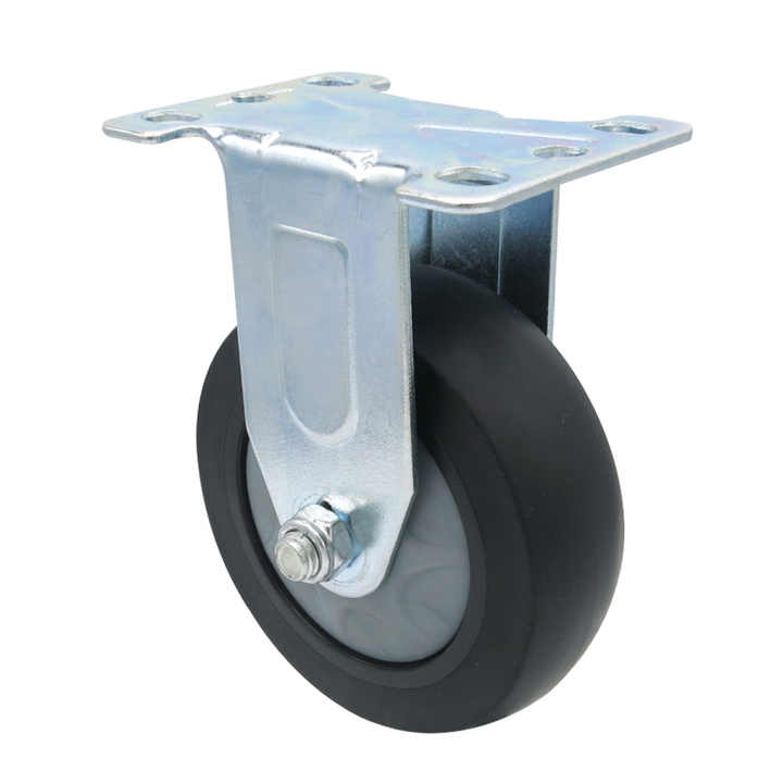 Elasticità ad alta elasticità Light Duty Grey Termoplastico in gomma TPR Ruote per mobili 3 4 5 Pollice