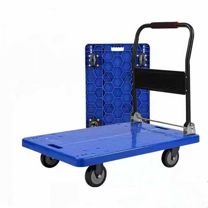 Produttore di carrelli 200 kg 450 kg Piattaforma di plastica pieghevole Piattaforma di plastica Piattaforma del carrello