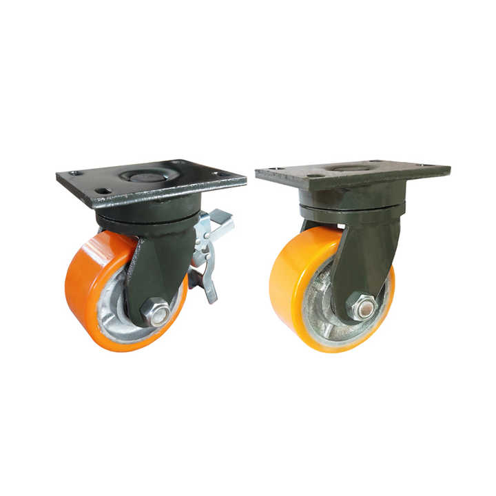 Cappenti Ultra Heavy Duty con Polyurethan Iron Core Pu Silent Universal Wheels 10/12 Ruote per attrezzature per impieghi pesanti pollici